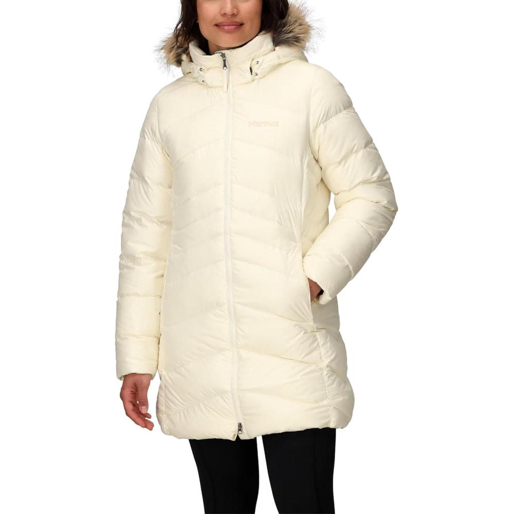 imageMARMOT Womens Montreal Midthigh Length Down Puffer CoatPapyrus