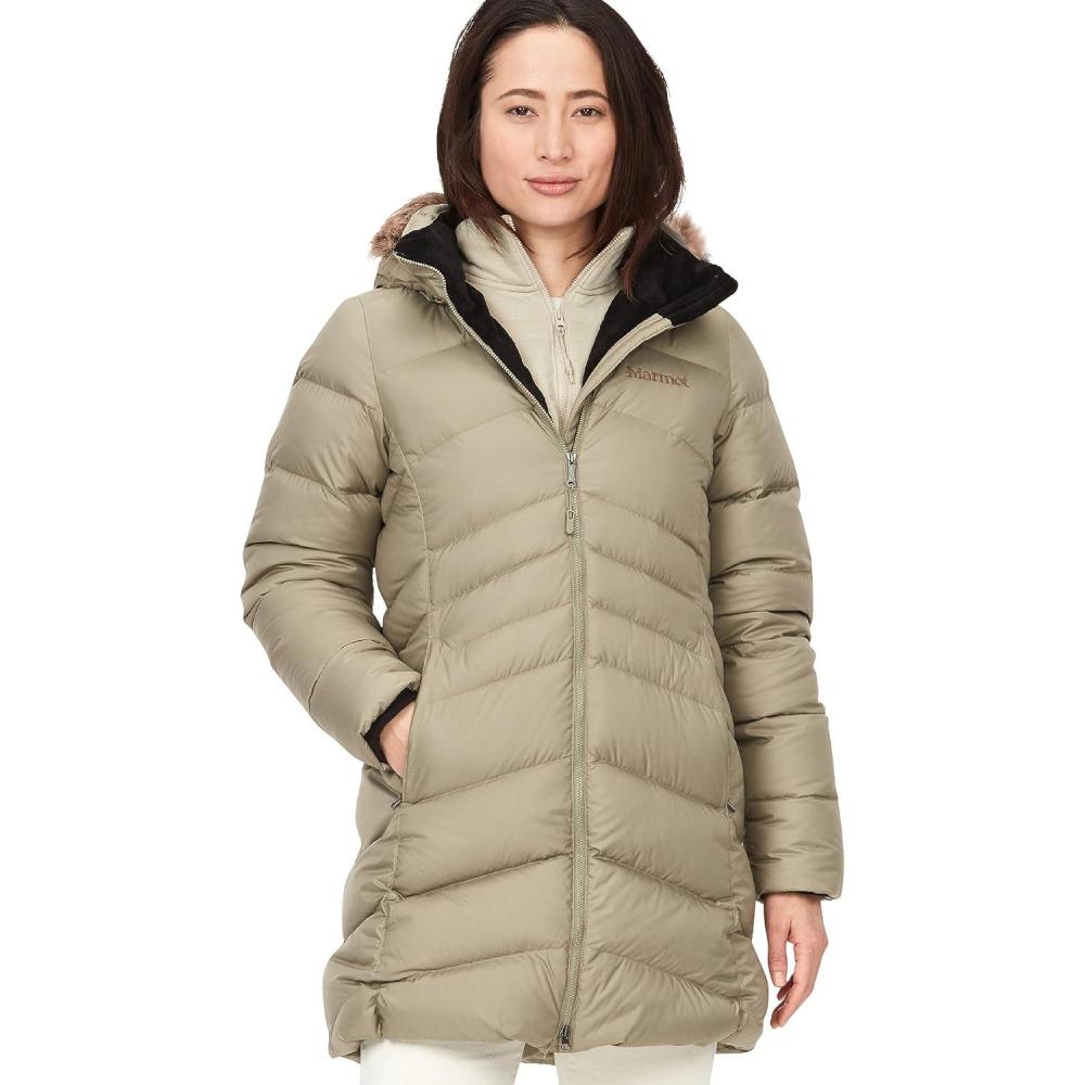 imageMARMOT Womens Montreal Midthigh Length Down Puffer CoatVetiver