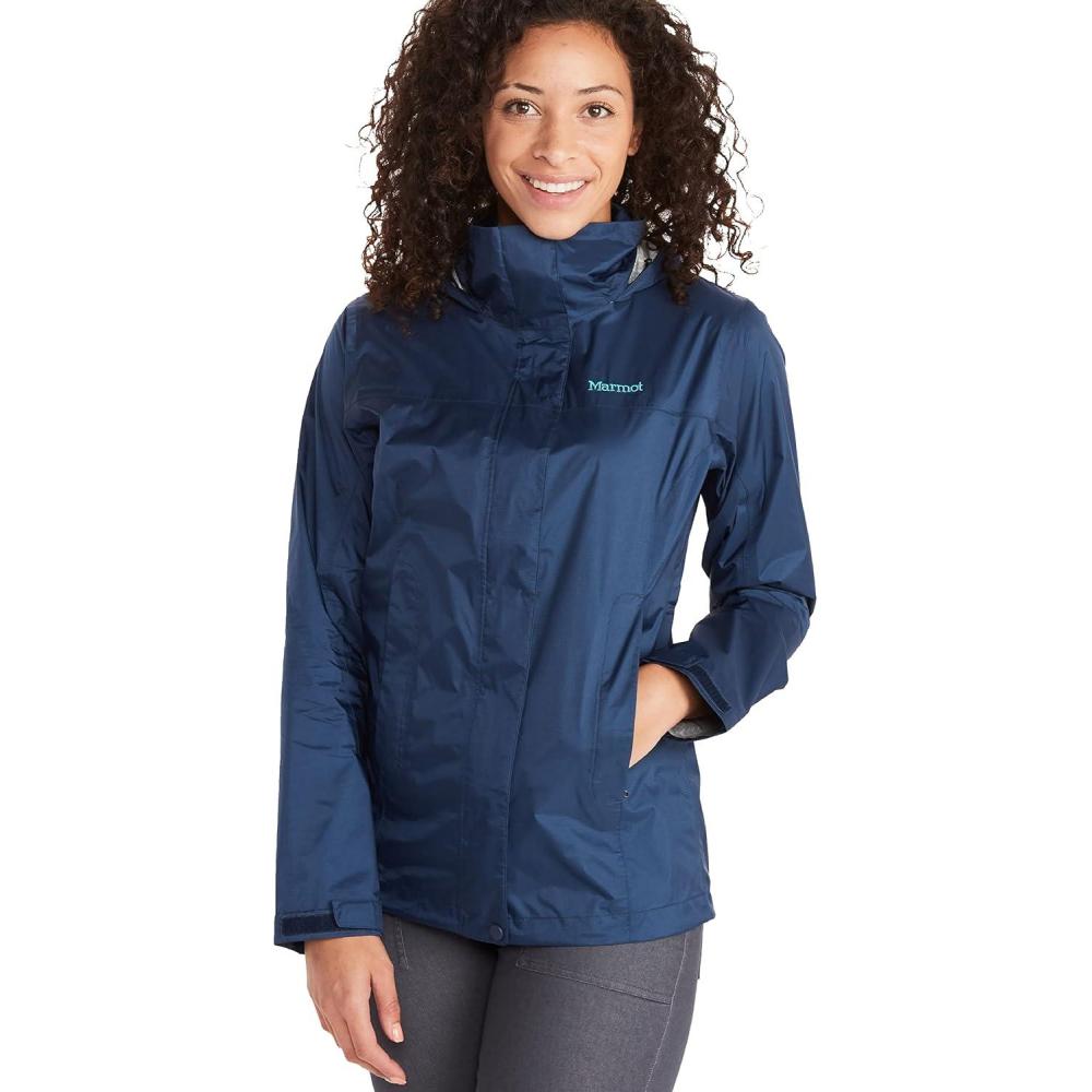 imageMARMOT Womens PreCip Rain Jacket Lightweight WaterproofArctic Navy