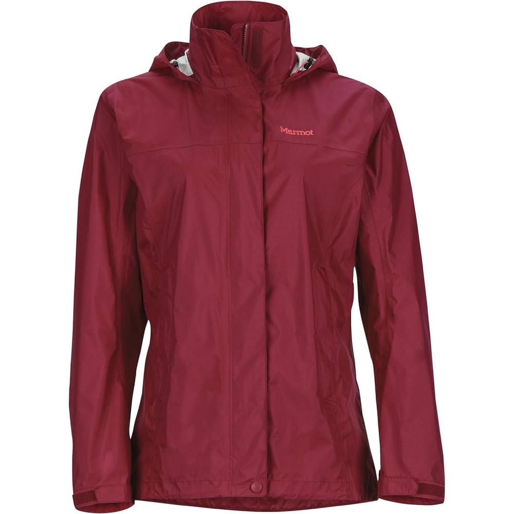 imageMARMOT Womens PreCip Rain Jacket Lightweight WaterproofSienna Red