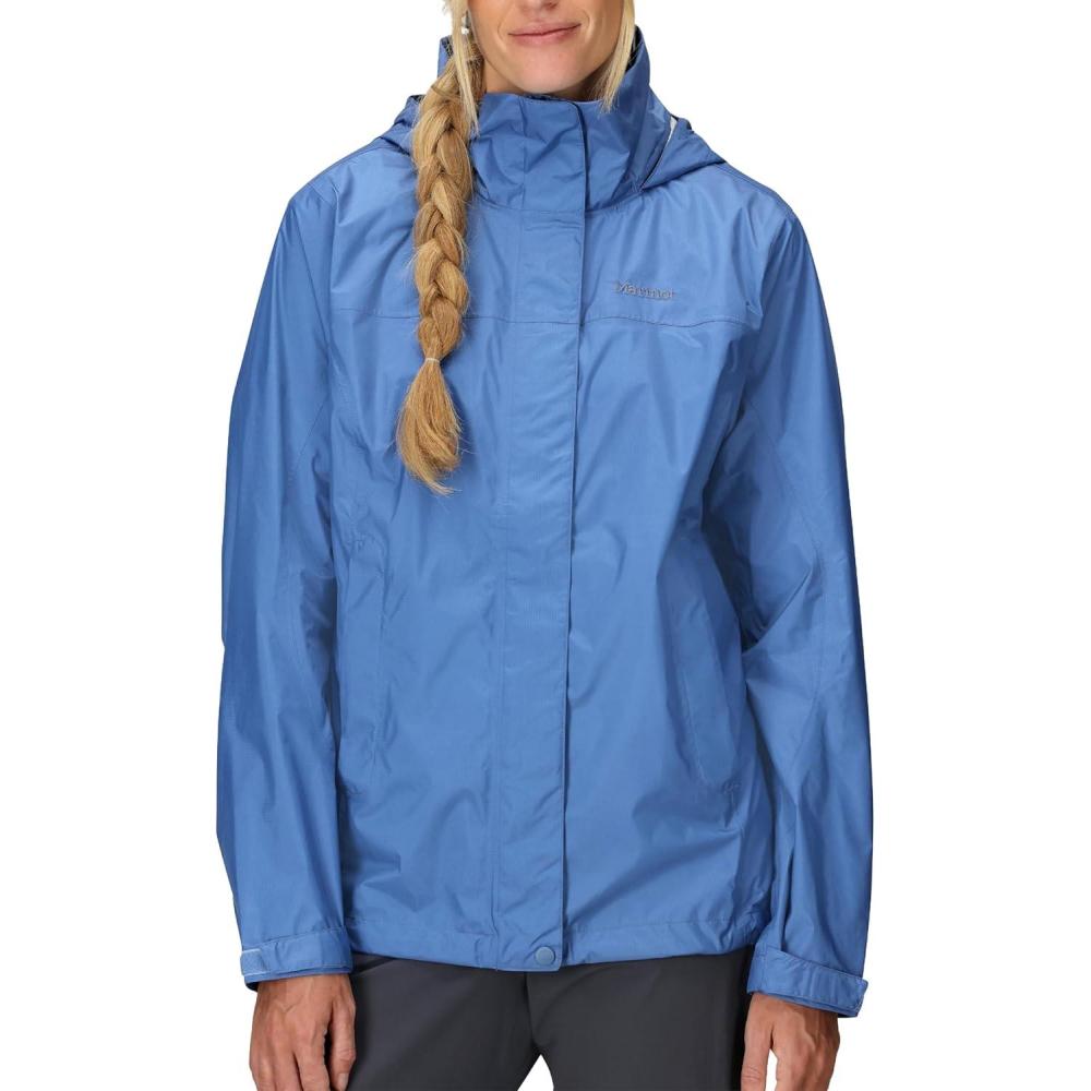 imageMARMOT Womens Precip Eco Lightweight ampamp Waterproof Rain JacketRain Cloud  Latest Collection
