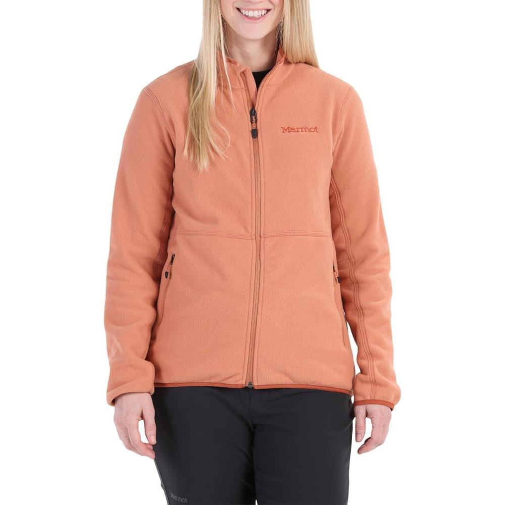 imageMARMOT Womens Rocklin Full Zip Fleece JacketSunburn