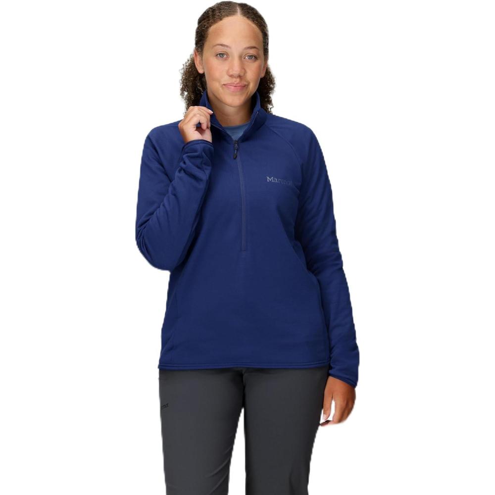 imageMARMOT womens Leconte Fleece 12 ZipTwilight Blue