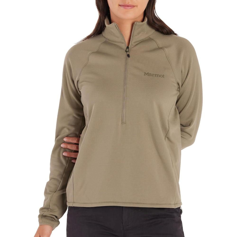 imageMARMOT womens Leconte Fleece 12 ZipVetiver