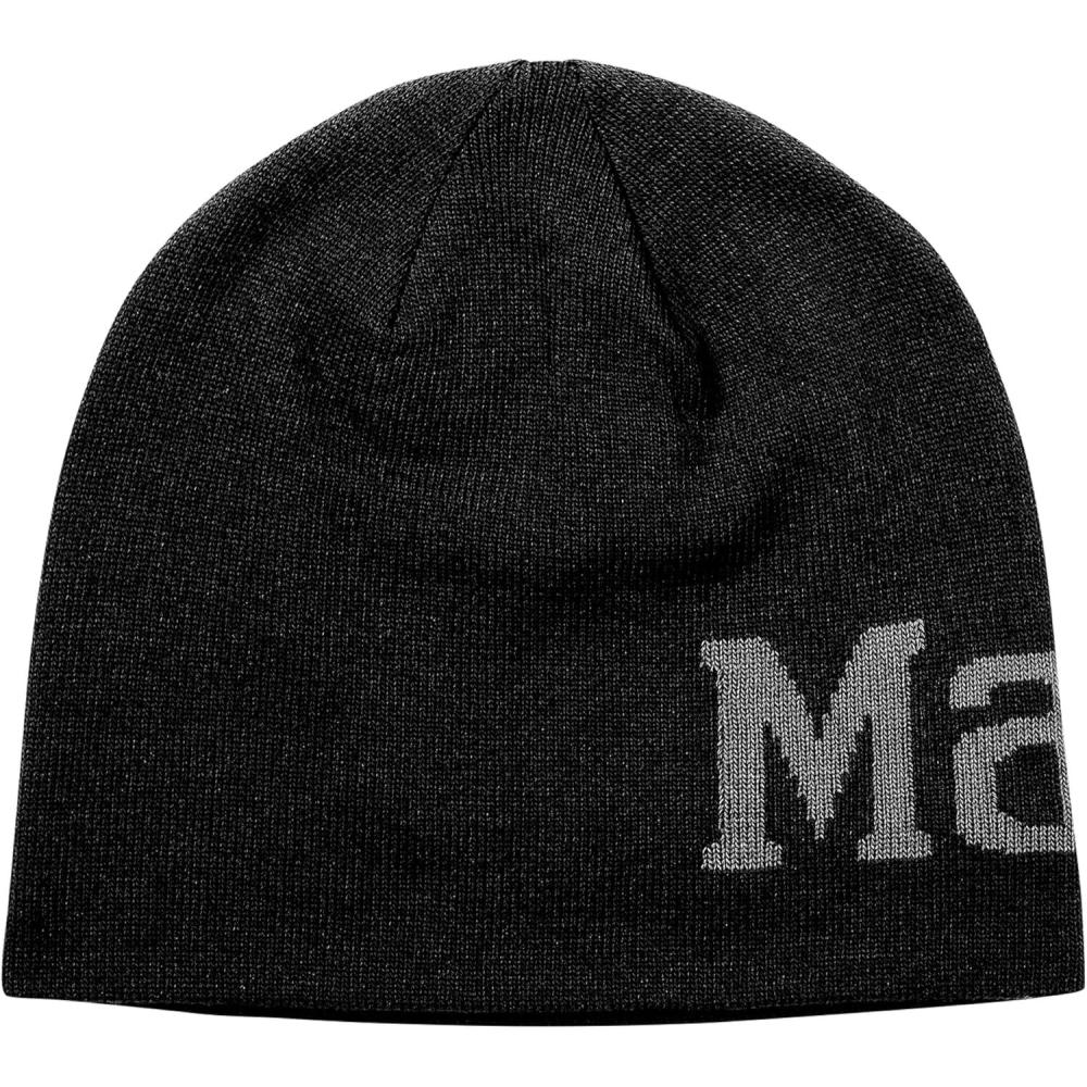 imageMarmot UnisexAdult Summit Hat Knit Skullcap BeanieBlackSteel Onyx