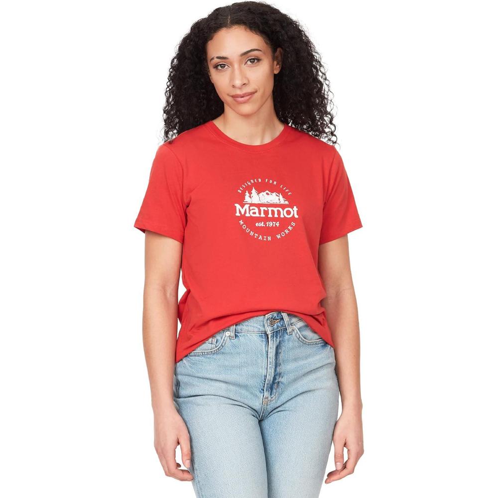imageMarmot Womens Logo TShirts Printed Graphic on Cotton TeeCulebra Cairo