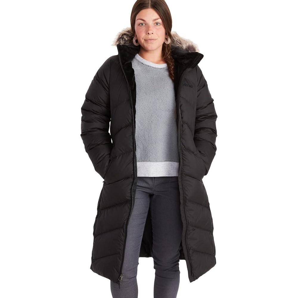 imageMarmot womens Montreaux Fulllength Down Puffer CoatJet Black