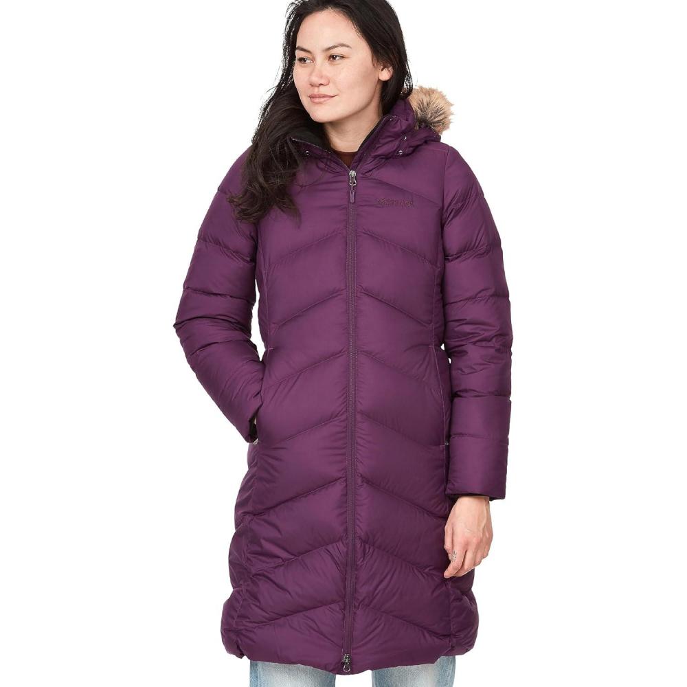 imageMarmot womens Montreaux Fulllength Down Puffer CoatPurple Fig