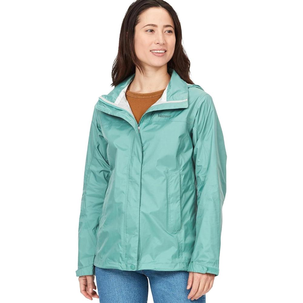 imageMarmot womens Womens Precip Eco Waterproof Rain JacketBlue Agave
