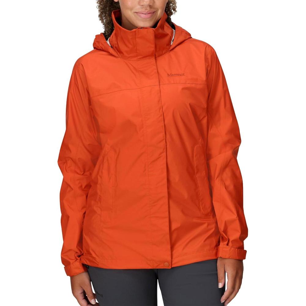 imageMarmot womens Womens Precip Eco Waterproof Rain JacketGinger Blossom Latest Collection