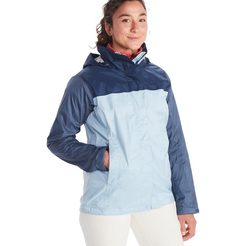 imageMarmot womens Womens Precip Eco Waterproof Rain JacketTide BlueArctic NavyStorm