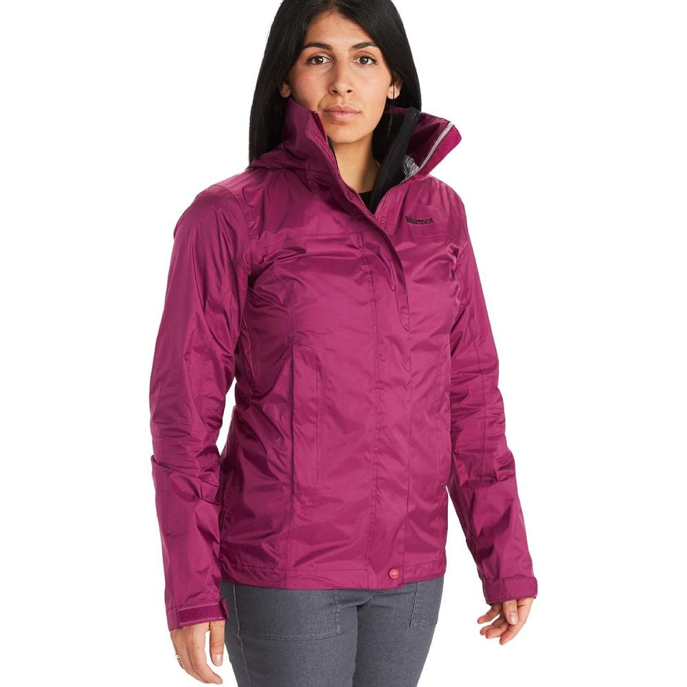 imageMarmot womens Womens Precip Eco Waterproof Rain JacketWild Rose