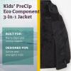 MARMOT Boy’s Precip Eco Comp Jacket(Black)