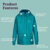MARMOT Kid’s Precip Eco Waterproof Rain Jacket – 100% Recycled, Breathable, Lightweight, Packable Raincoat(Deep Lake)