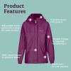 MARMOT Kid’s Precip Eco Waterproof Rain Jacket – 100% Recycled, Breathable, Lightweight, Packable Raincoat(Deep Plum)