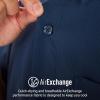 MARMOT Men’s Aerobora Short Sleeve Button-Down Shirt – Lightweight, Packable, Quick-Drying UPF Protection(Arctic Navy)
