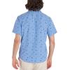 MARMOT Men’s Aerobora Short Sleeve Button-Down Shirt – Lightweight, Packable, Quick-Drying UPF Protection(Blue Bonnet Mushroom)