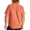 MARMOT Men’s Aerobora Short Sleeve Button-Down Shirt – Lightweight, Packable, Quick-Drying UPF Protection(Picante)