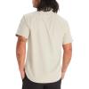 MARMOT Men’s Aerobora Short Sleeve Button-Down Shirt – Lightweight, Packable, Quick-Drying UPF Protection(Sandbar)
