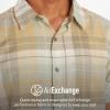 MARMOT Men’s Aerobora Short Sleeve Button-Down Shirt – Lightweight, Packable, Quick-Drying UPF Protection(Vetiver Wayland Plaid)