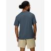 MARMOT Mens Air Exchange UPF 50 Short Sleeve Crew Neck Shirt(Thunderhead)
