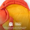 MARMOT Men’s Always Summer 40° Sleeping Bag, 650 Fill Down for Camping & Backpacking(Red Sun/Solar)