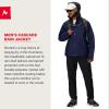 MARMOT Men’s Cascade Durable & Waterproof Rain Jacket(Arctic Navy)