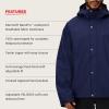 MARMOT Men’s Cascade Durable & Waterproof Rain Jacket(Arctic Navy)