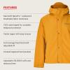 MARMOT Men’s Cascade Durable & Waterproof Rain Jacket(Honey Glaze)
