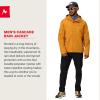 MARMOT Men’s Cascade Durable & Waterproof Rain Jacket(Honey Glaze)
