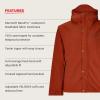 MARMOT Men’s Cascade Durable & Waterproof Rain Jacket(Pecan)
