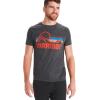 MARMOT Men’s Coastal Short-Sleeve T-Shirt – Screen Printed Graphic on Soft, Breathable, Eco-Friendly Cotton/Poly Blend(Charcoal Heather)