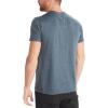 MARMOT Men’s Coastal Short-Sleeve T-Shirt – Screen Printed Graphic on Soft, Breathable, Eco-Friendly Cotton/Poly Blend(Navy Heather)
