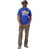 MARMOT Men’s Coastal Short-Sleeve T-Shirt – Screen Printed Graphic on Soft, Breathable, Eco-Friendly Cotton/Poly Blend(Oxide Blue)