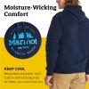 MARMOT Men’s Culebra Peak Hoody – Hooded Midweight Pullover Fleece Sweatshirt with Screen Printed Graphic and Kangaroo Pocket(Arctic Navy)