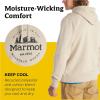 MARMOT Men’s Culebra Peak Hoody – Hooded Midweight Pullover Fleece Sweatshirt with Screen Printed Graphic and Kangaroo Pocket(Sandbar)