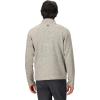 MARMOT Men’s Drop Line Full Zip Sweater Knit Jacket, Birch Bark Heather, Large