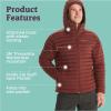 MARMOT Men’s Echo Featherless Hoody – Hooded Lightweight Down-Alternative Jacket, Whiskey Brown, Small