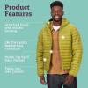 MARMOT Men’s Echo Featherless Hoody – Lightweight Down-Alternative Puffer Jacket with Hood(Cilantro – Latest Collection)