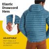 MARMOT Men’s Echo Featherless Hoody – Lightweight Down-Alternative Puffer Jacket with Hood(Dusty Teal – Latest Collection)