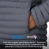 MARMOT Men’s Echo Featherless Hoody – Lightweight Down-Alternative Puffer Jacket with Hood(Steel Onyx)