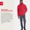 MARMOT Men’s Echo Featherless Hoody – Lightweight Down-Alternative Puffer Jacket with Hood(Team Red – Latest Collection)