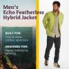 MARMOT Men’s Echo Featherless Hybrid Jacket – Lightweight, Down-Alternative Puffer Layer(Spinach Green)