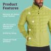 MARMOT Men’s Echo Featherless Hybrid Jacket – Lightweight, Down-Alternative Puffer Layer(Spinach Green)