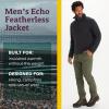 MARMOT Men’s Echo Featherless Jacket – Lightweight Down-Alternative Puffer(Black)