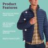 MARMOT Men’s Echo Featherless Jacket – Lightweight Down-Alternative Puffer(Blue)