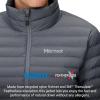MARMOT Men’s Echo Featherless Jacket – Lightweight Down-Alternative Puffer(Steel Onyx – Latest Collection)