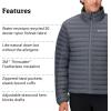 MARMOT Men’s Echo Featherless Jacket – Lightweight Down-Alternative Puffer(Steel Onyx – Latest Collection)