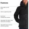 MARMOT Men’s Fordham Down Jacket – Waterproof, Breathable 700-Fill Insulated Puffer Coat(Black – Latest Collection)