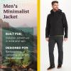 MARMOT Men’s GORE-TEX Minimalist Rain Jacket – Packable, Breathable, Durable Wind & Water Protection(Black)
